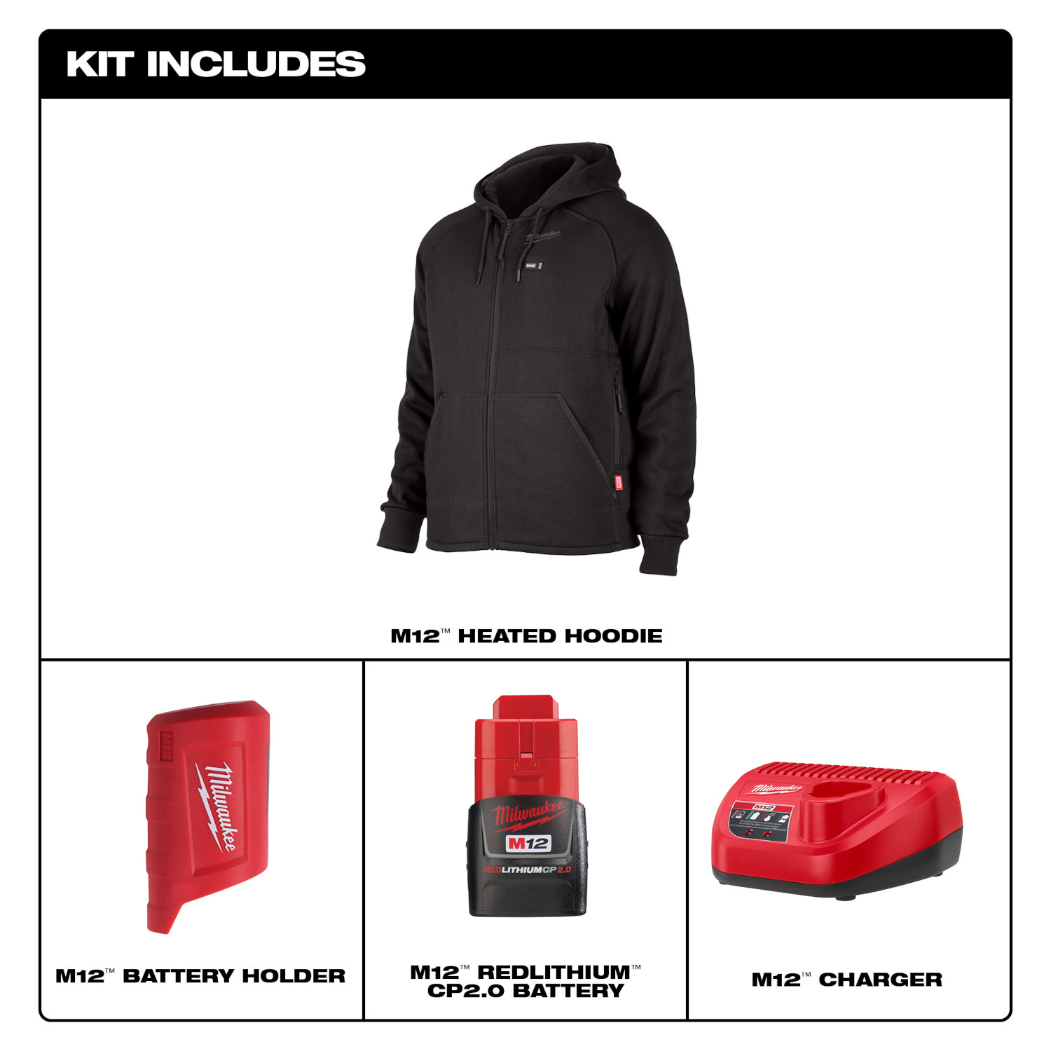 Milwaukee M12 Heated Hoodie Kit from Columbia Safety